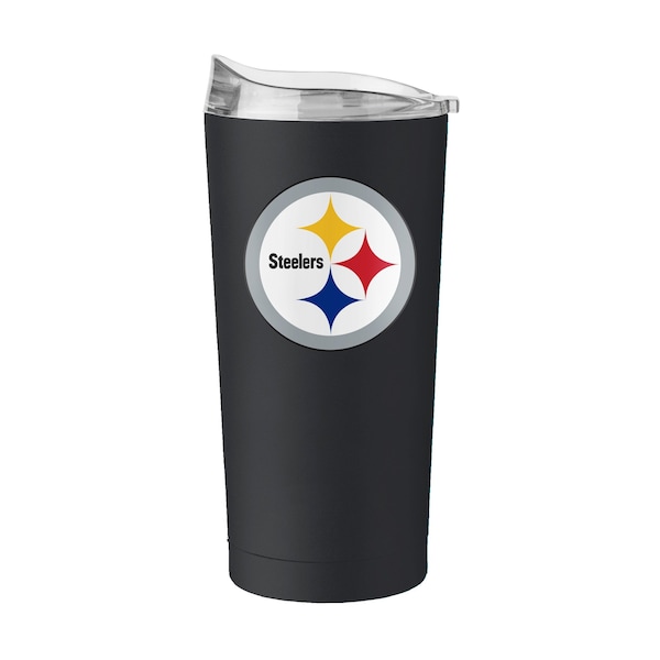 Logo Brands Pittsburgh Steelers 20oz Flipside Powder Coat Tumbler 625-S20PT-34 - main